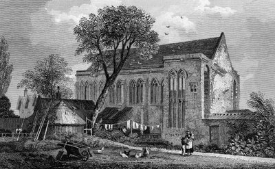 Eltham Palace, Kent, Engraved by William Watkins by Thomas Mann Baynes